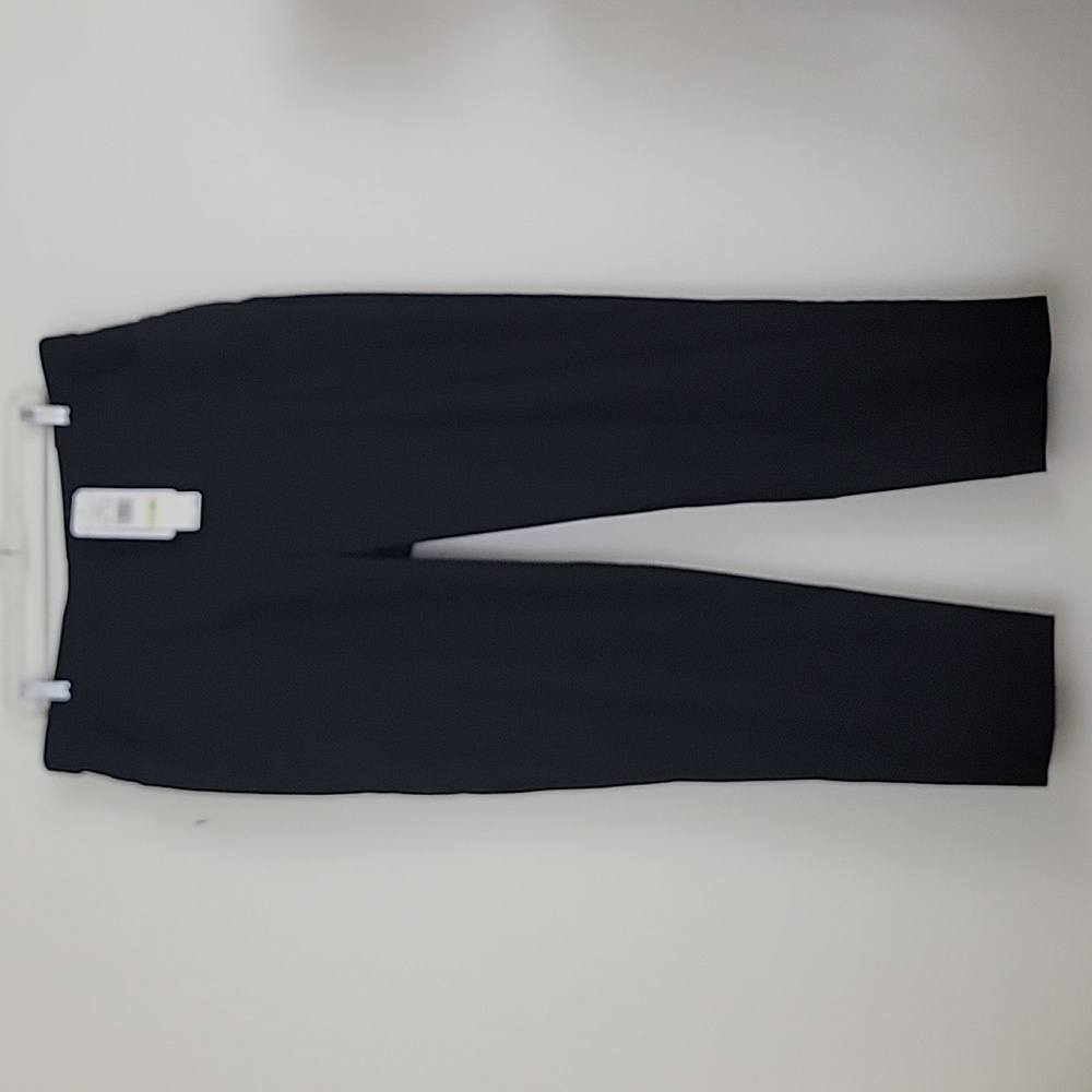 NWT Alfred Dunner Black Tapered High Rise Dress Pants 18W